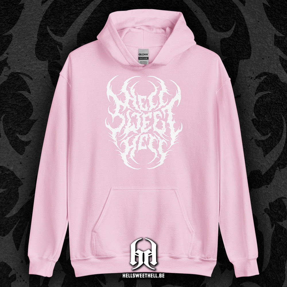 Hell Sweet Hell Logo Blanc - Sweat à capuche Hoodie unisexe