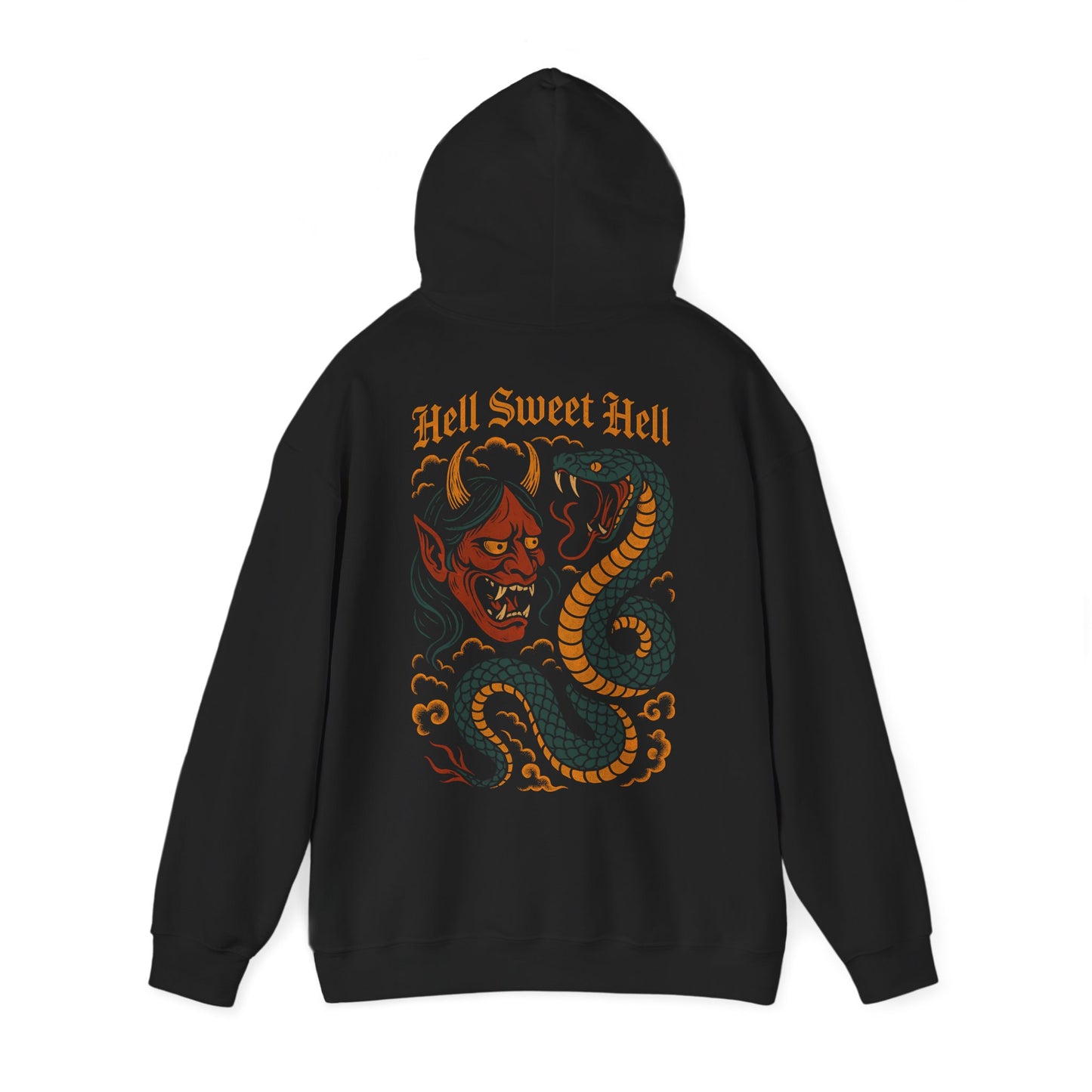 Oni & Serpent - Hoodie unisexe