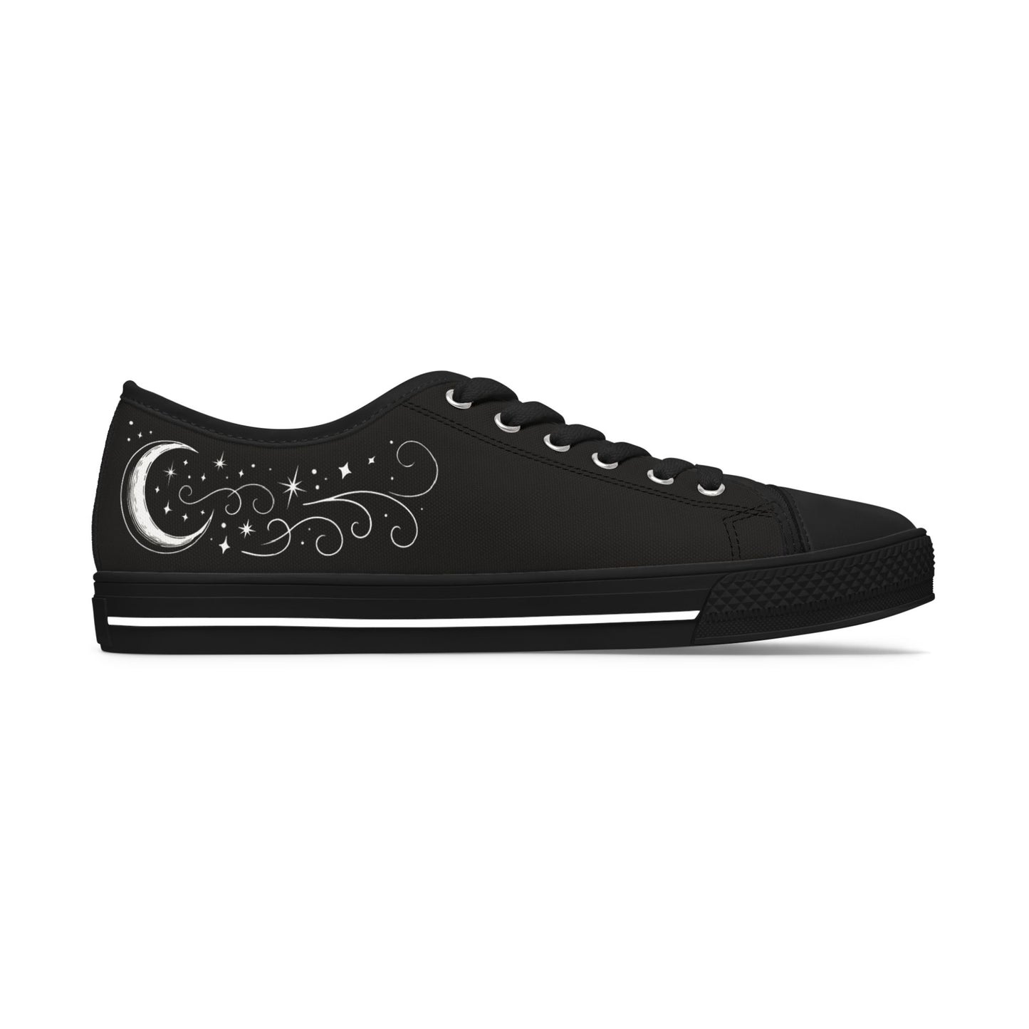 Moonlight - WOMEN'S low-top sneakers (black or white)
