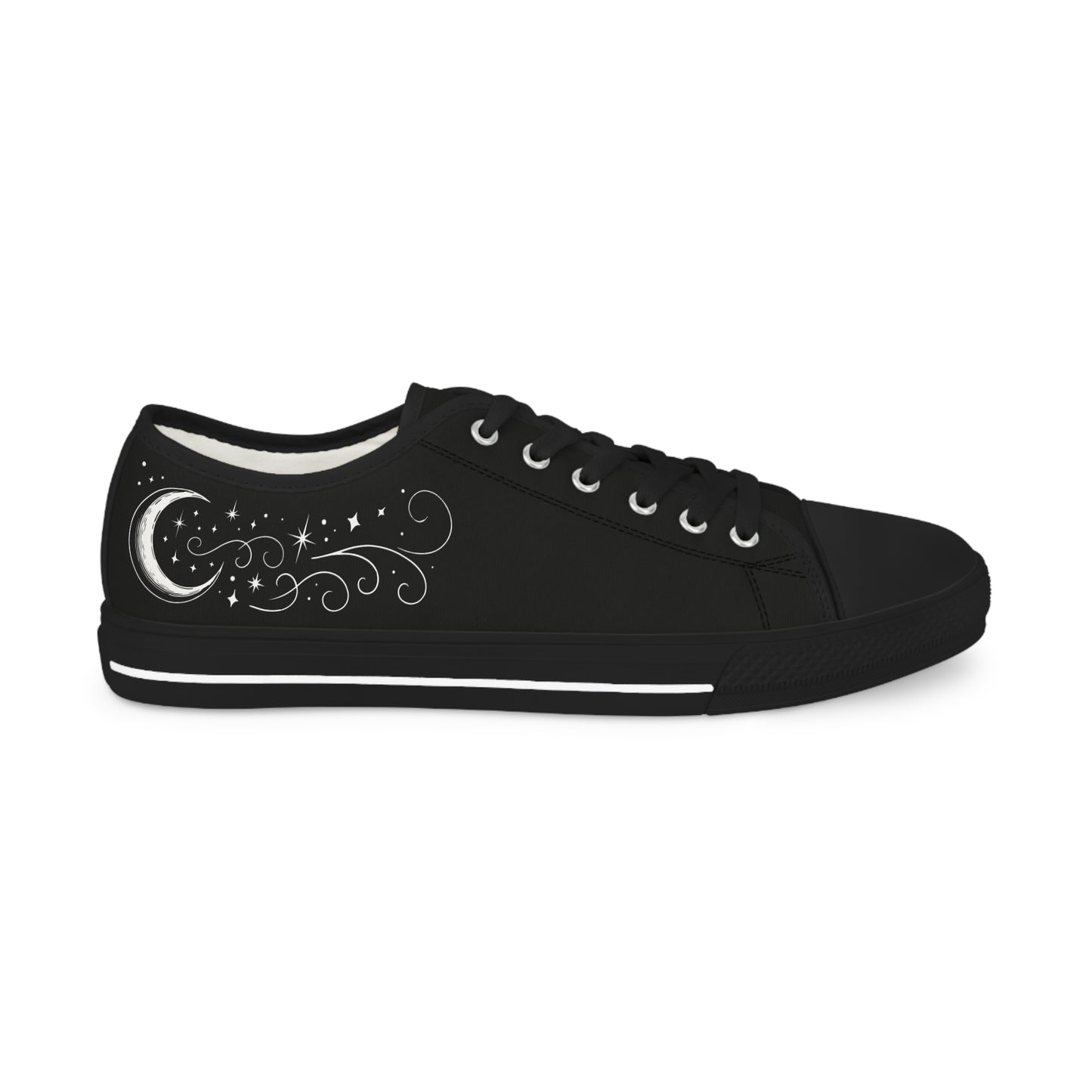 Clair de lune - Baskets basses HOMME (noir ou blanc)