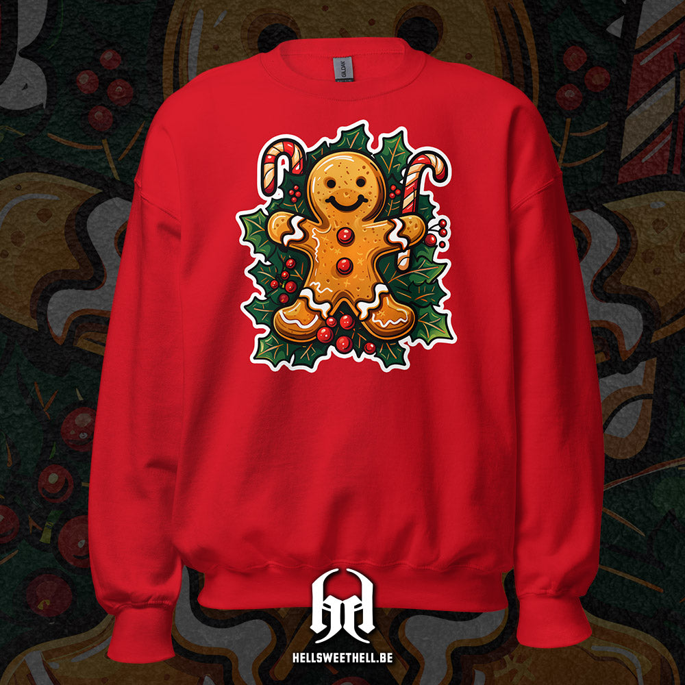 Le petit bonhomme en pain d'épice - Pull de Noël adultes