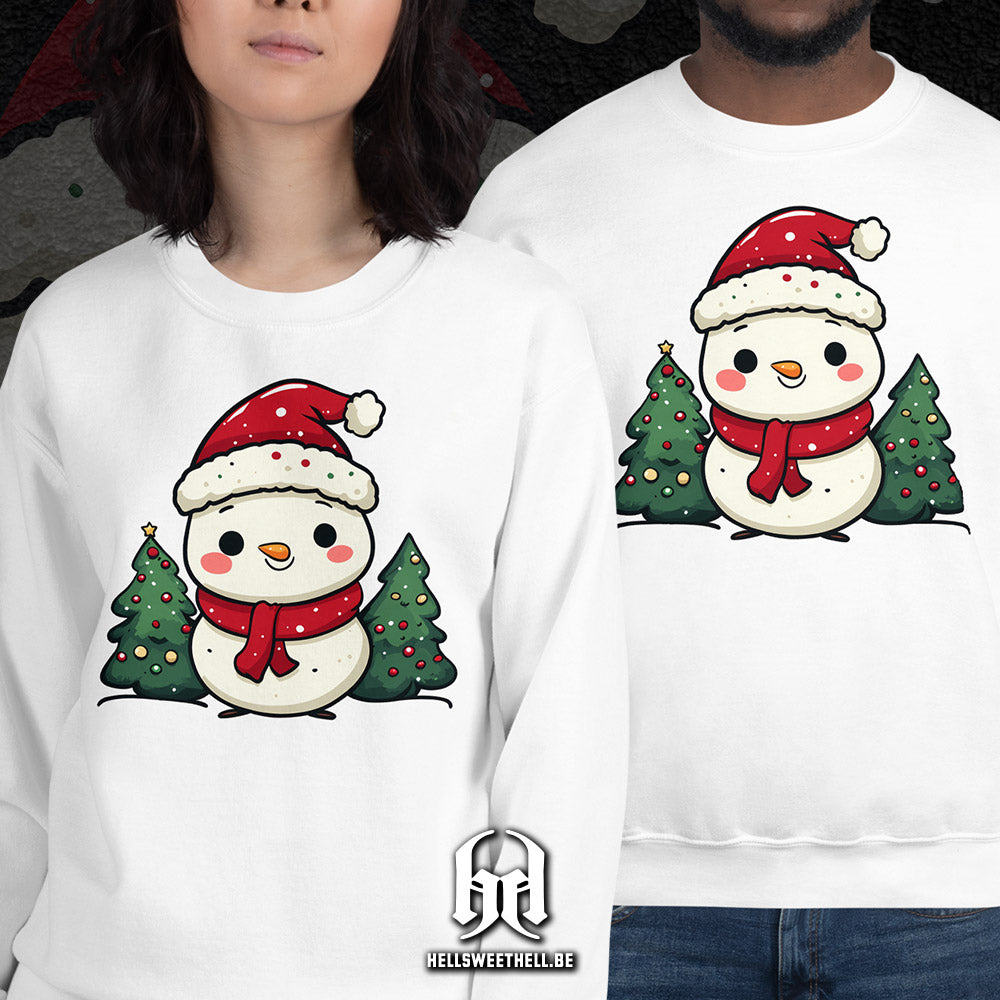 Dessine moi un bonhomme de neige - Pull de Noël adultes