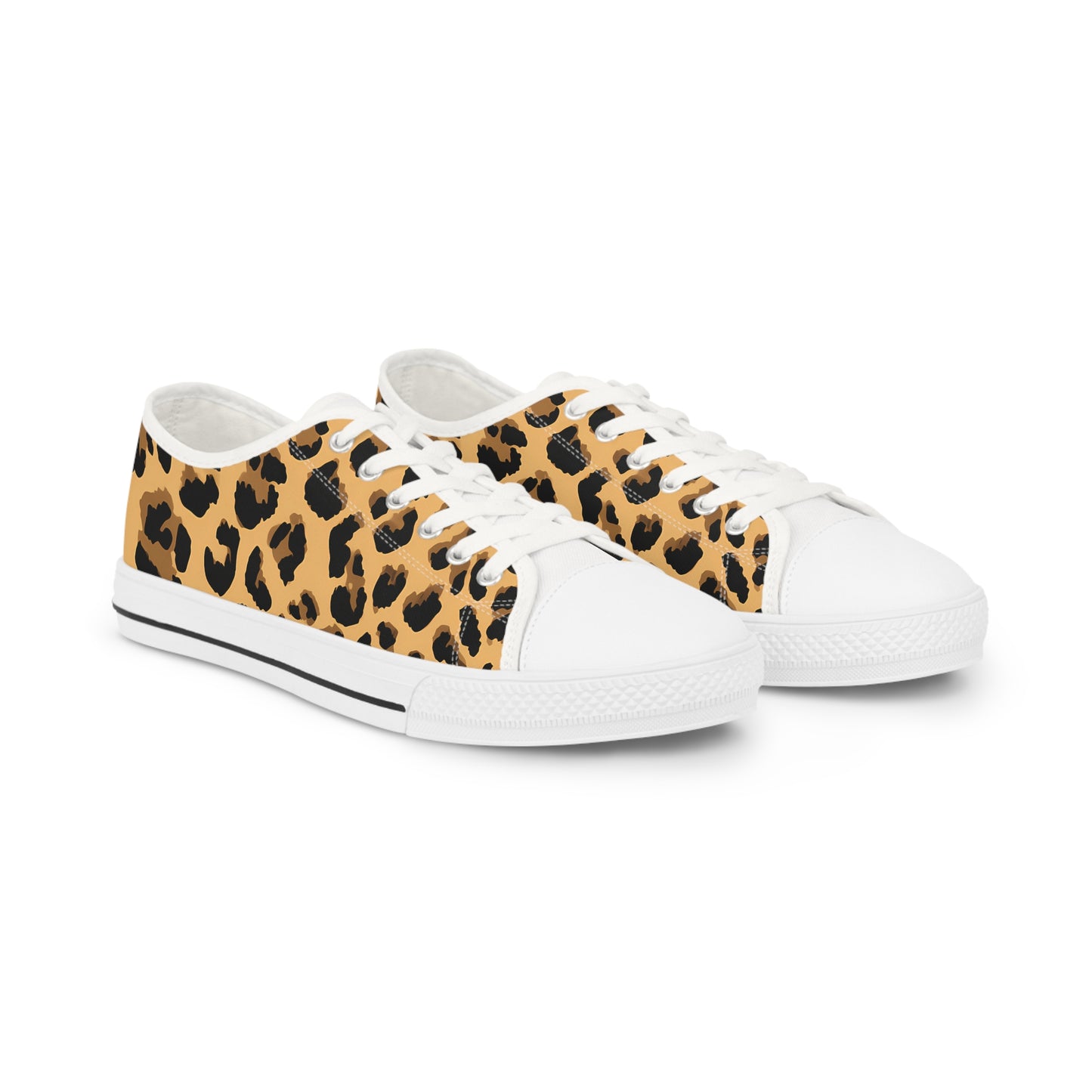 Léopard - Baskets basses HOMME (noir ou blanc)