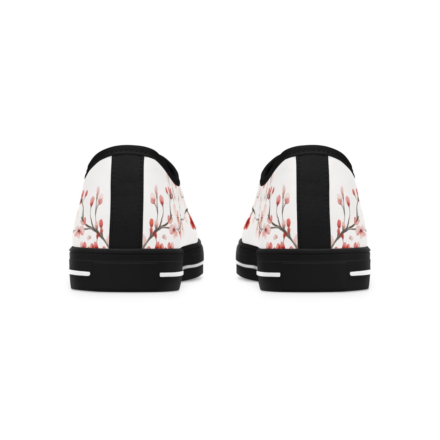 Sakura - WOMEN'S low-top sneakers (black or white)