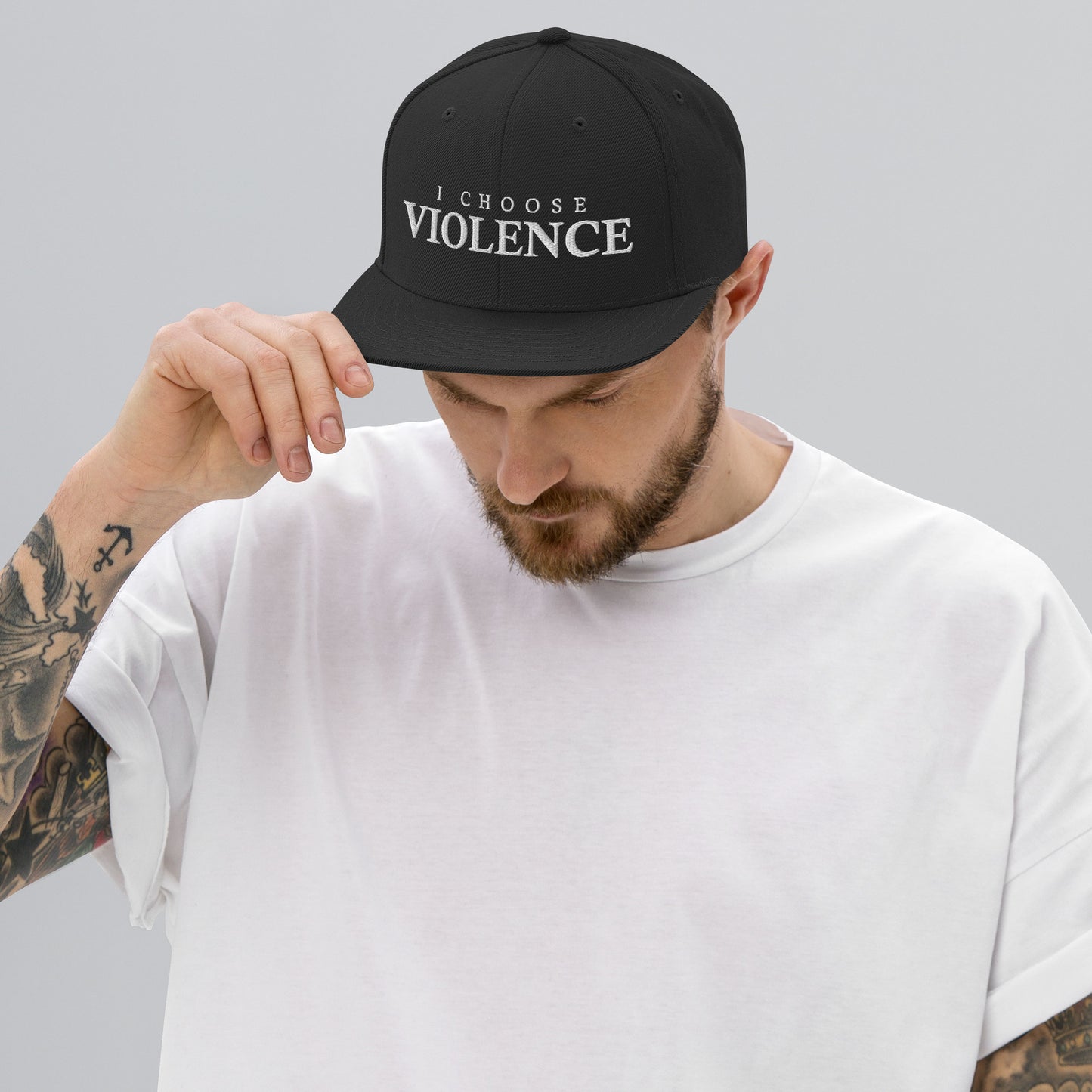 Je choisis la violence - Casquette Snapback