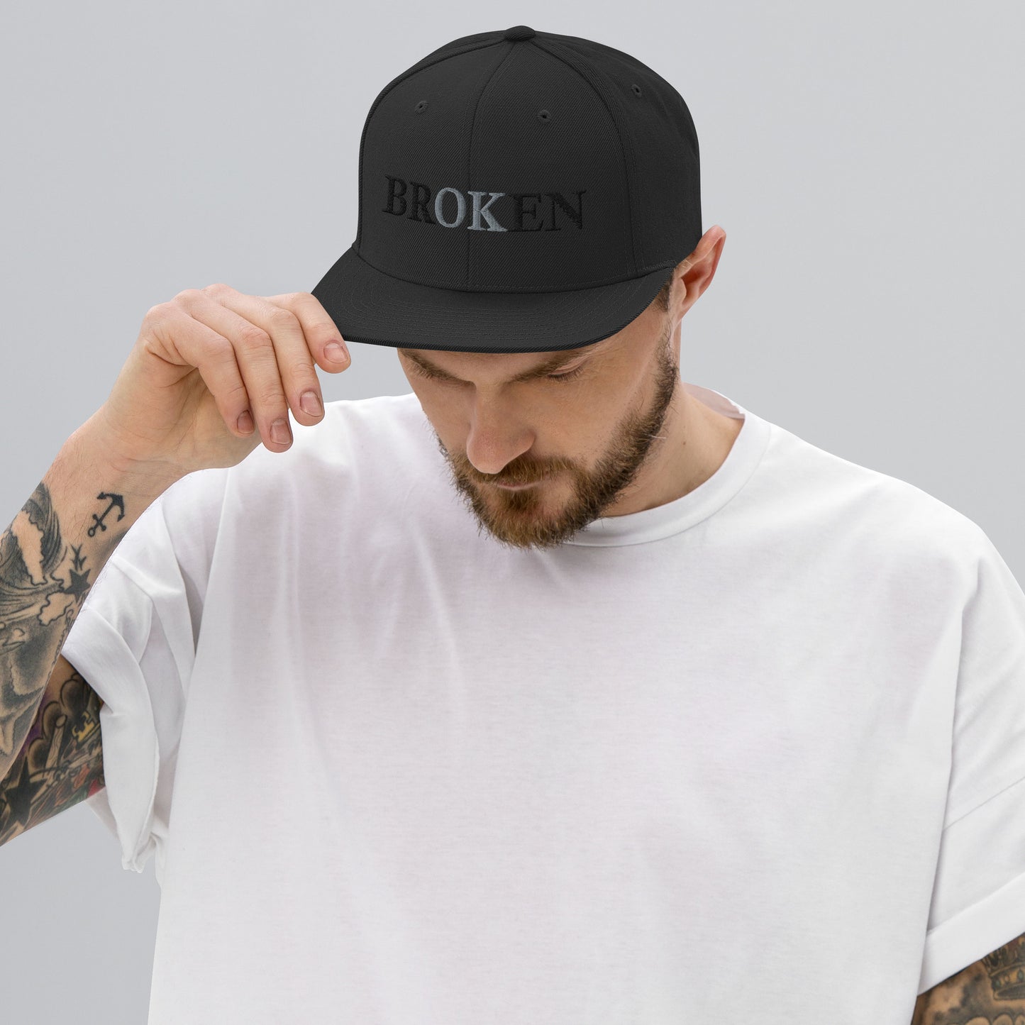 Broken - Casquette Snapback