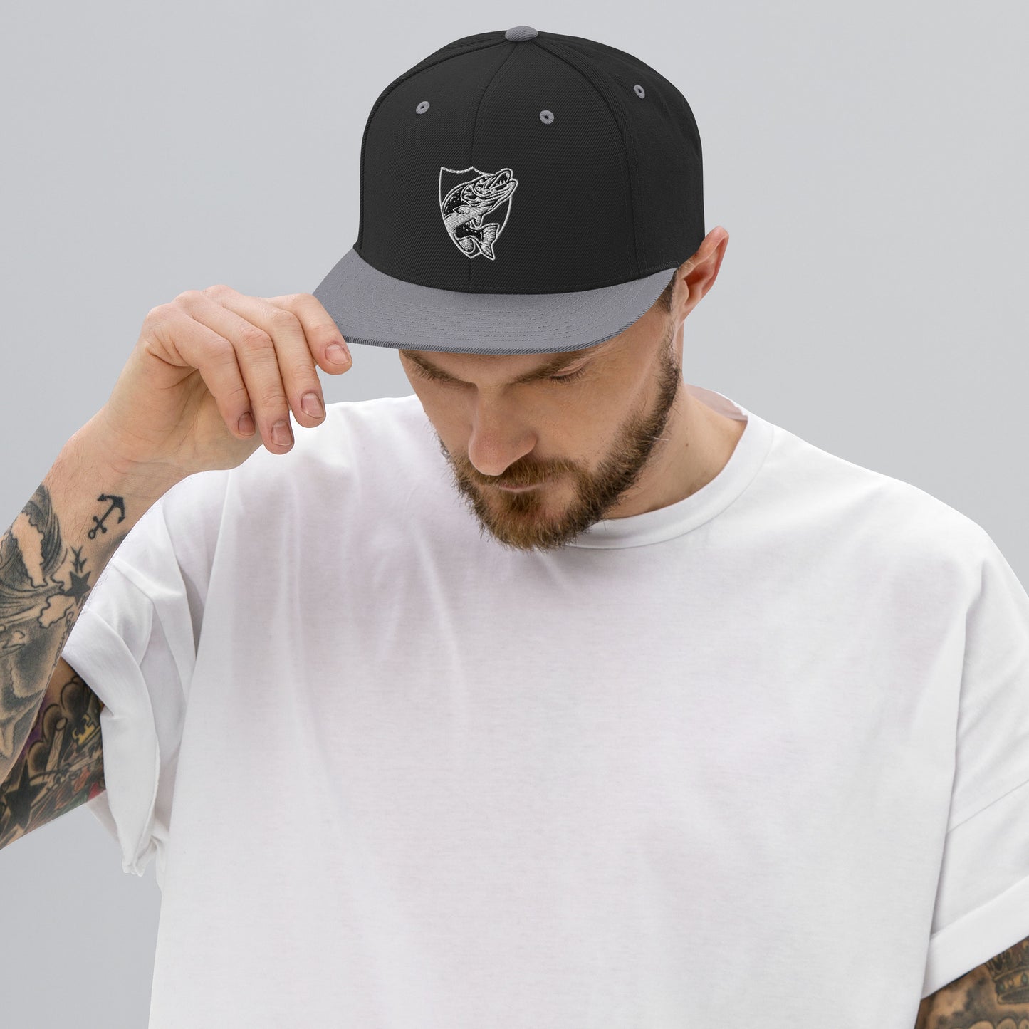 Pêche du brochet - Casquette Snapback