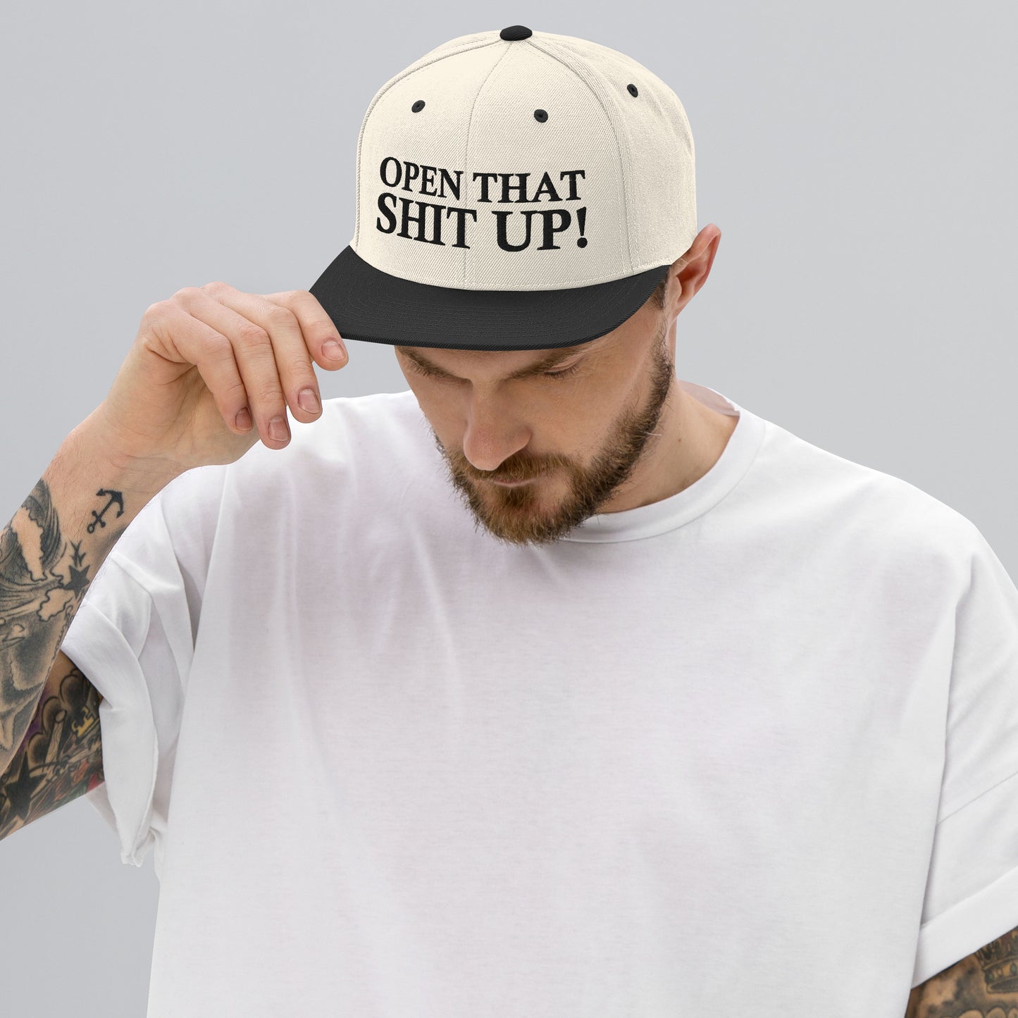 Open that shit up ! - Casquette Snapback