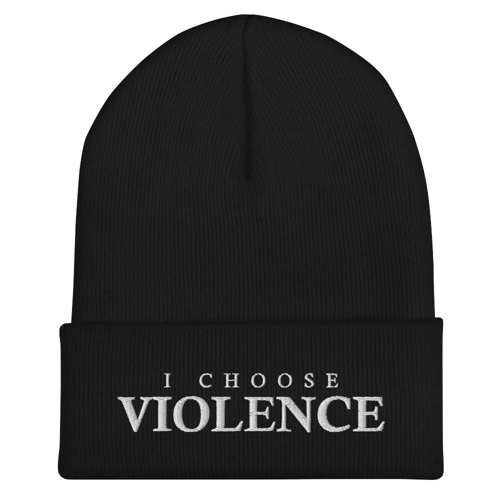 Je choisis la violence - Bonnet à Revers