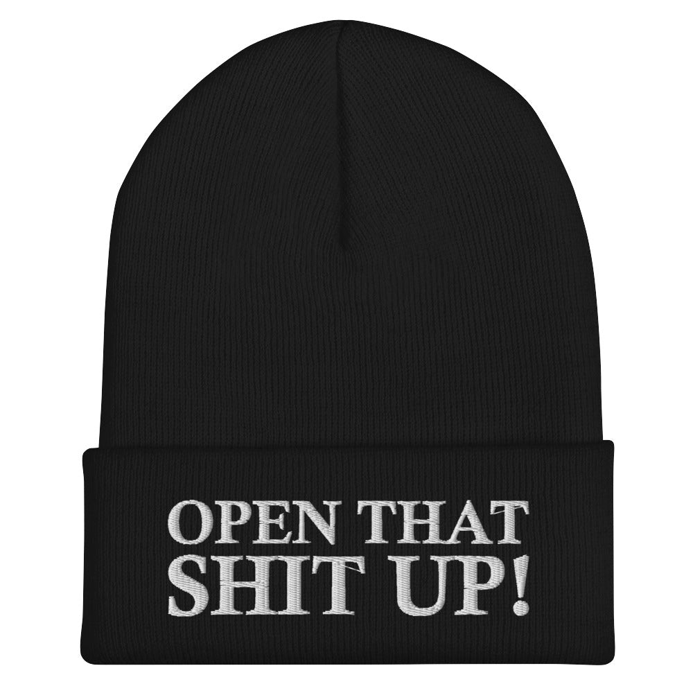 Open that shit up ! - Bonnet à Revers