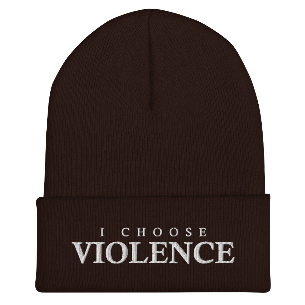 Je choisis la violence - Bonnet à Revers