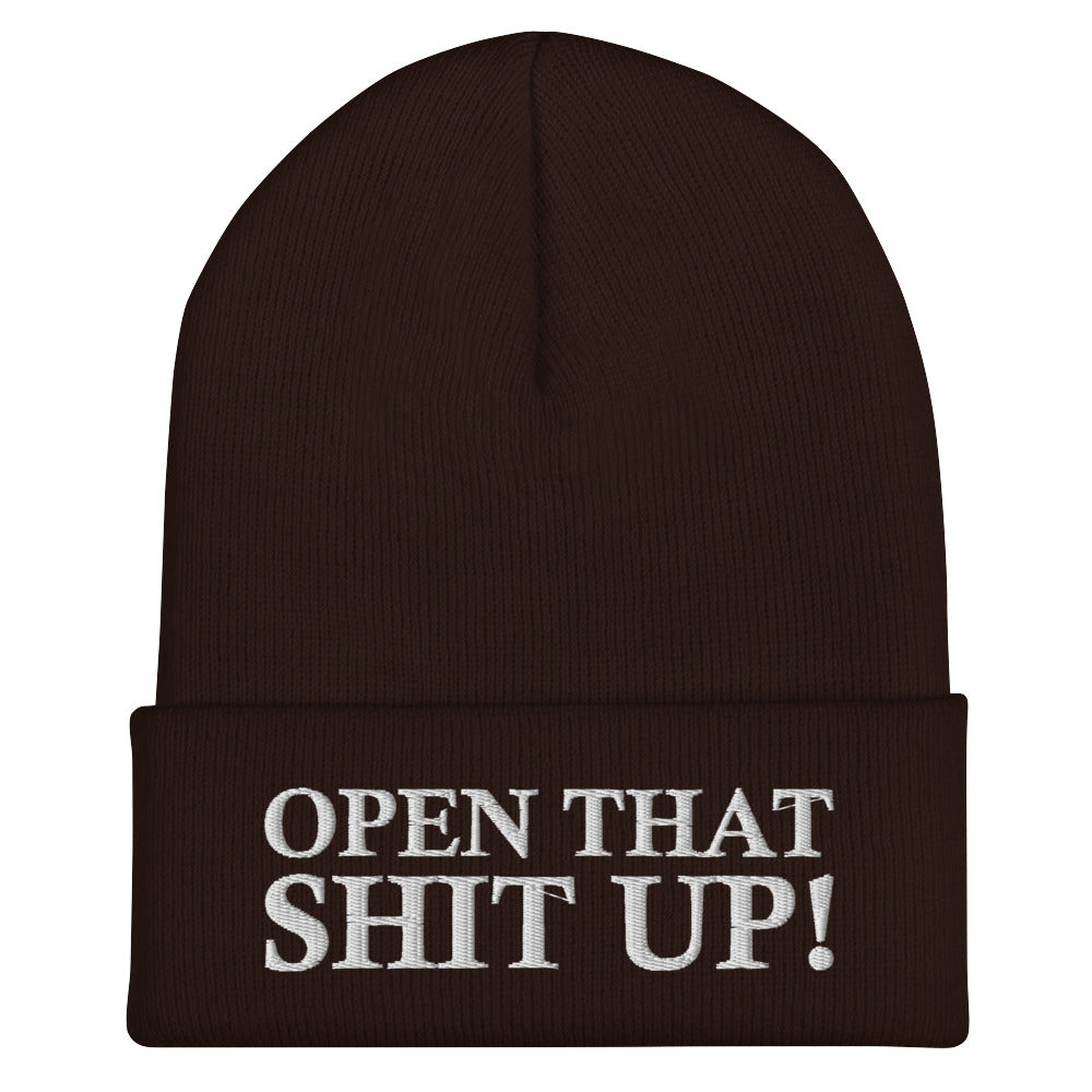Open that shit up ! - Bonnet à Revers