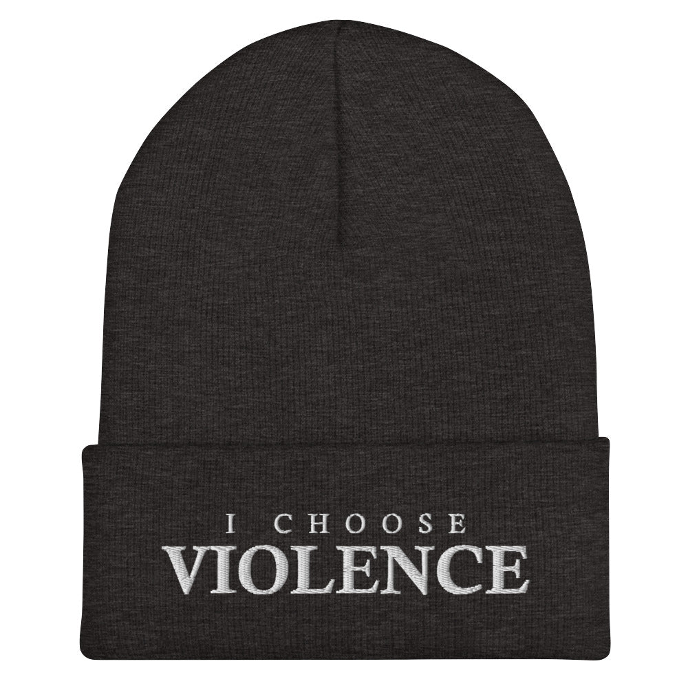 Je choisis la violence - Bonnet à Revers