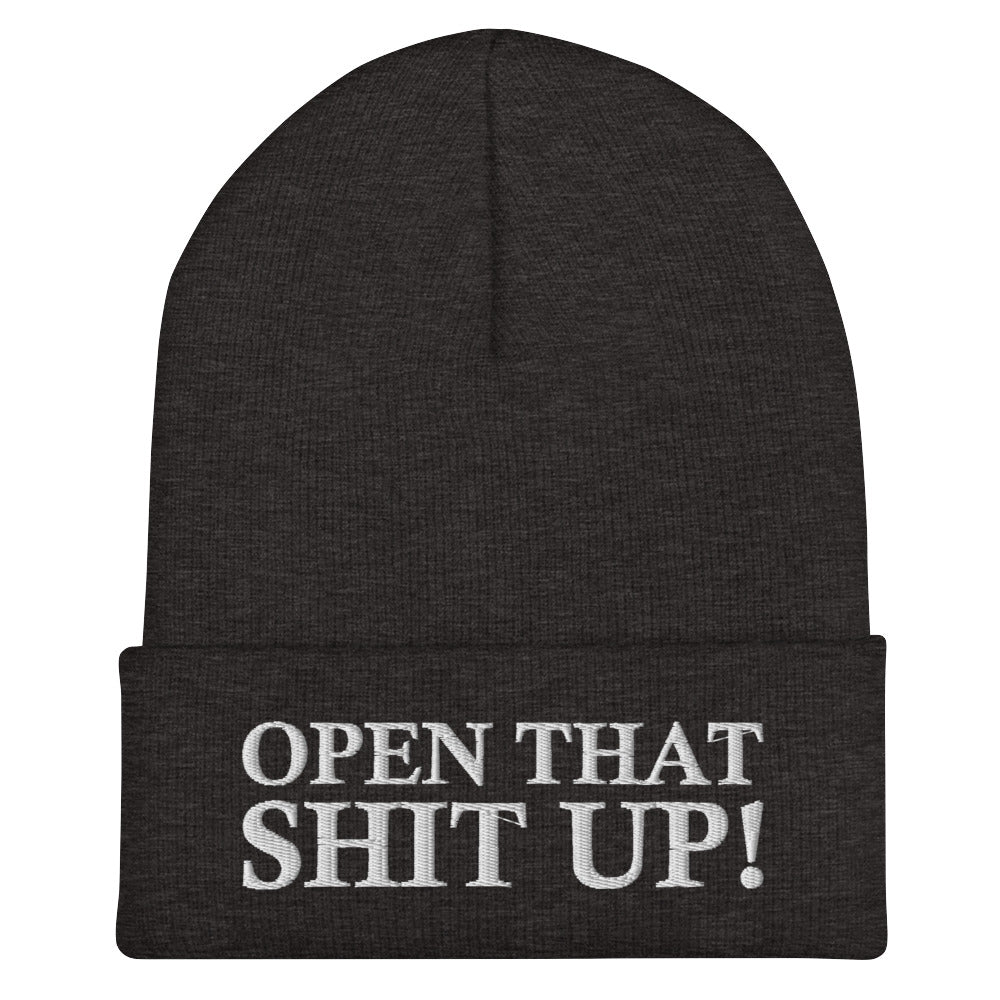 Open that shit up ! - Bonnet à Revers