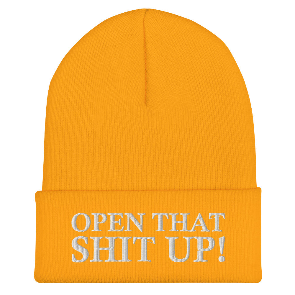 Open that shit up ! - Bonnet à Revers