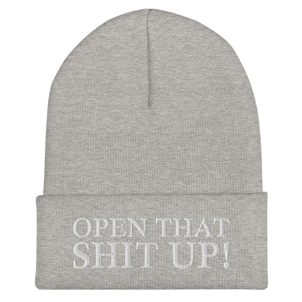 Open that shit up ! - Bonnet à Revers