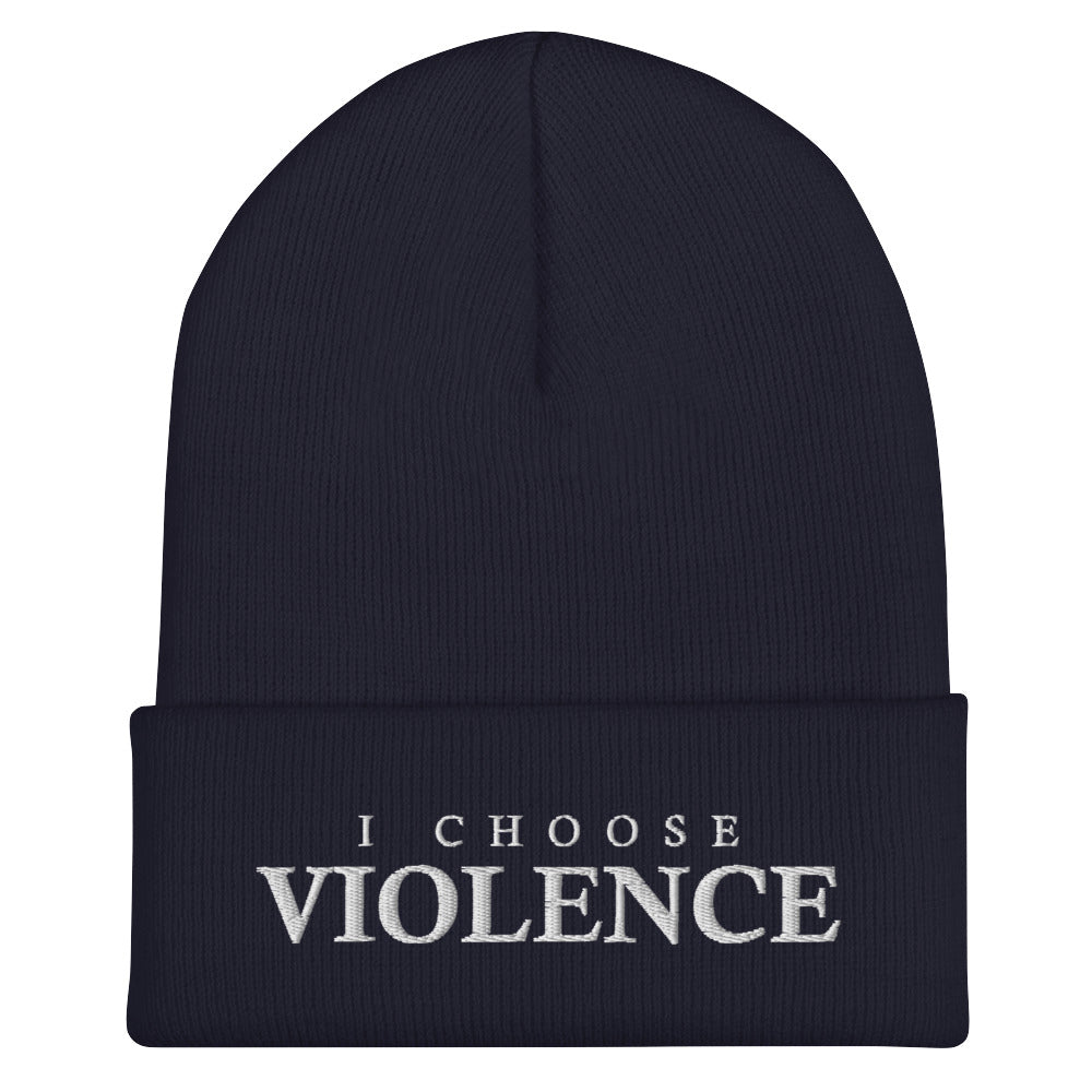 Je choisis la violence - Bonnet à Revers