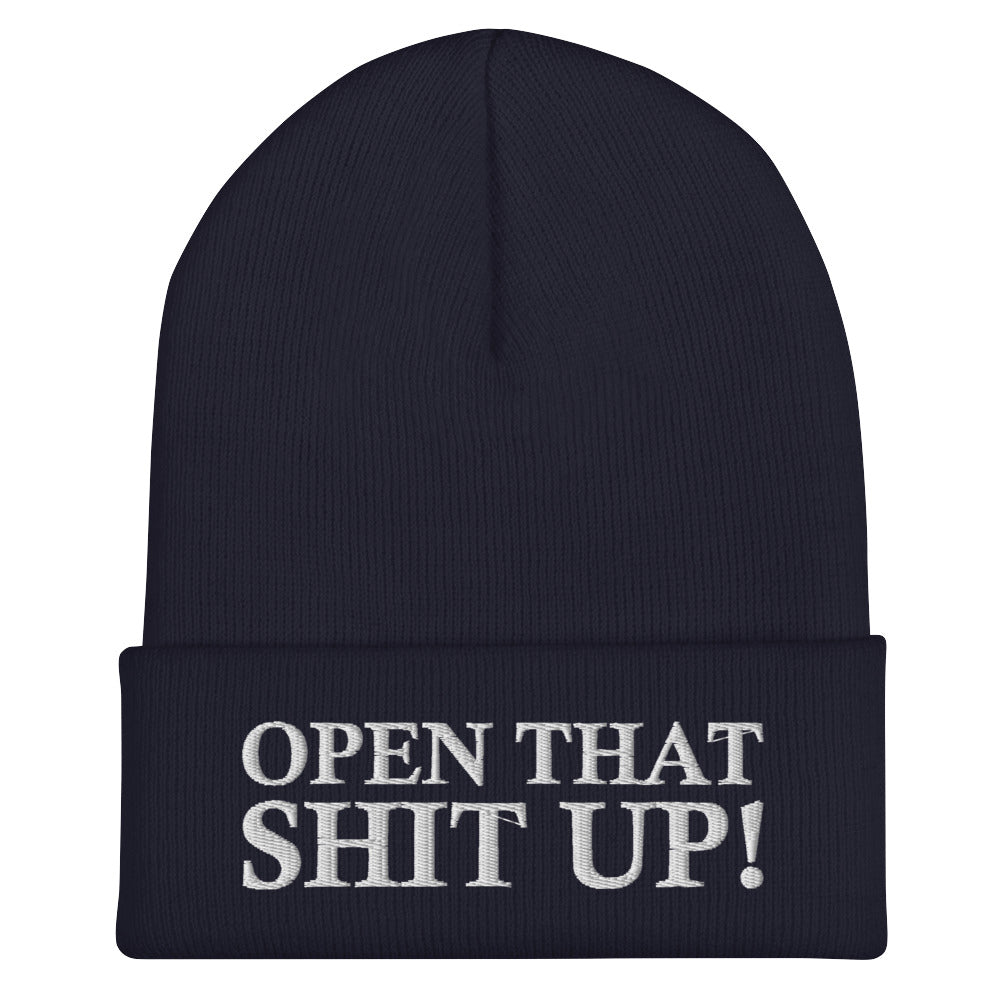Open that shit up ! - Bonnet à Revers