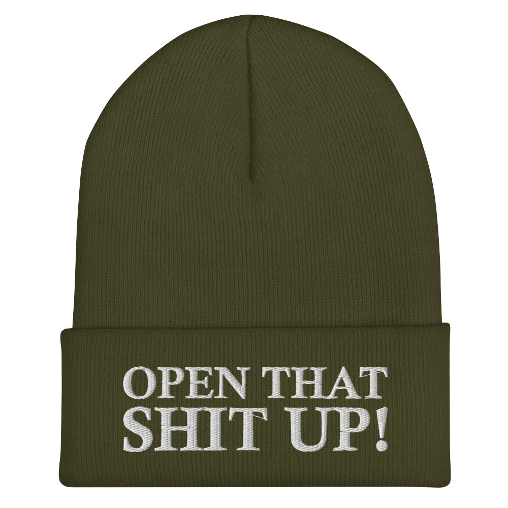 Open that shit up ! - Bonnet à Revers