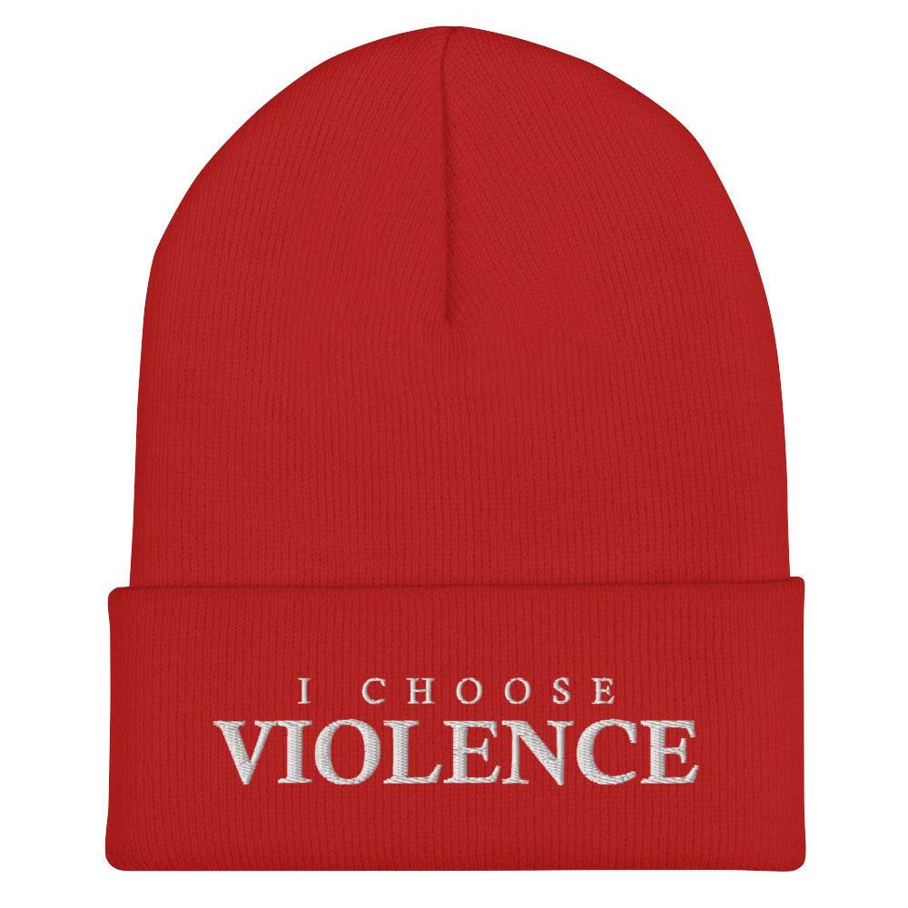 Je choisis la violence - Bonnet à Revers
