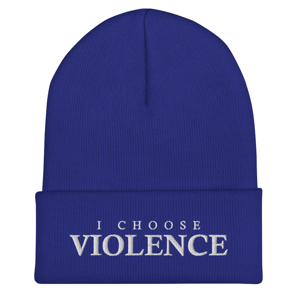 Je choisis la violence - Bonnet à Revers