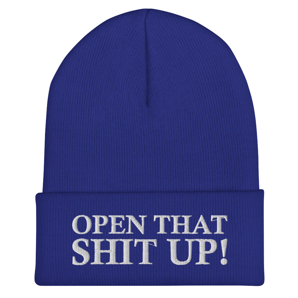 Open that shit up ! - Bonnet à Revers