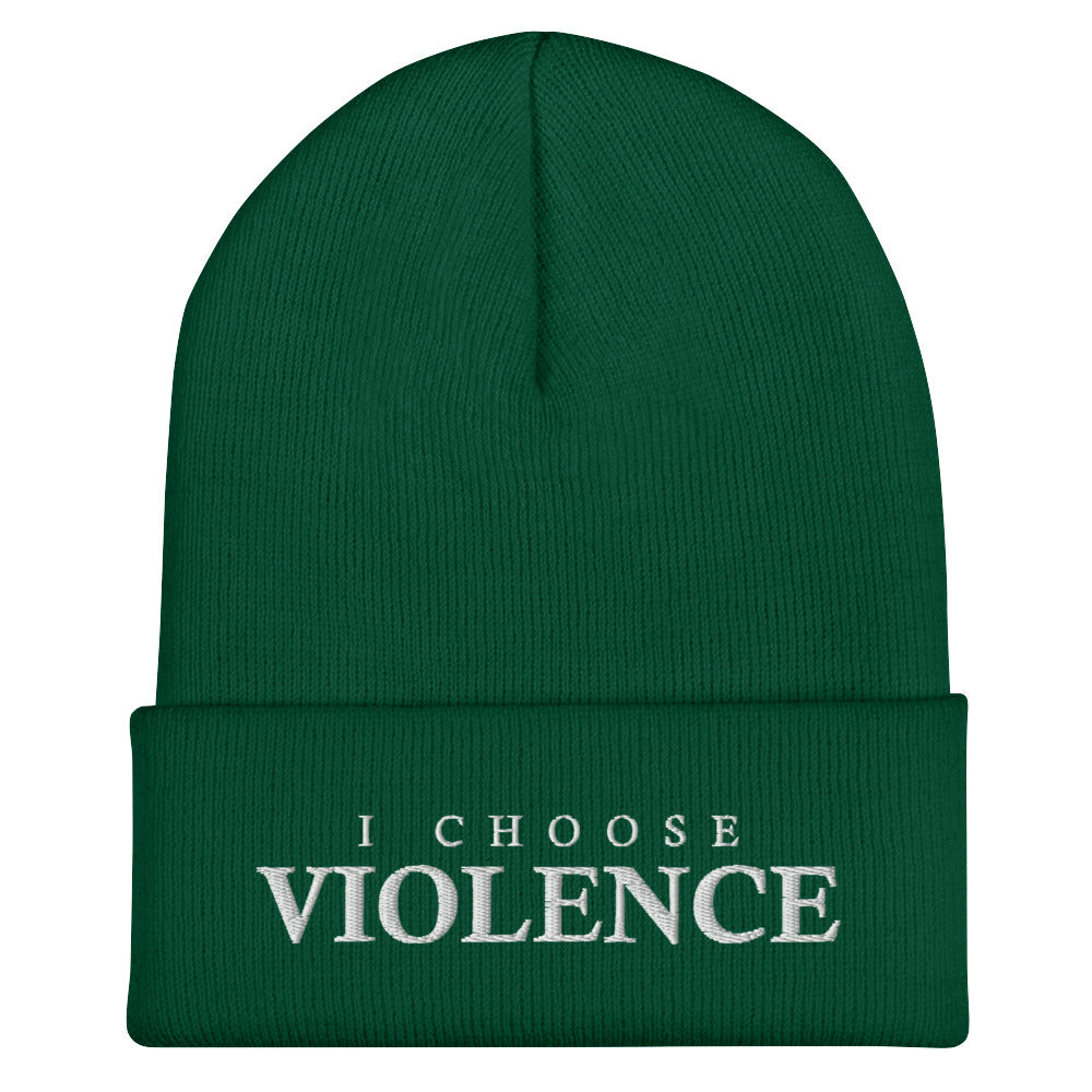 Je choisis la violence - Bonnet à Revers