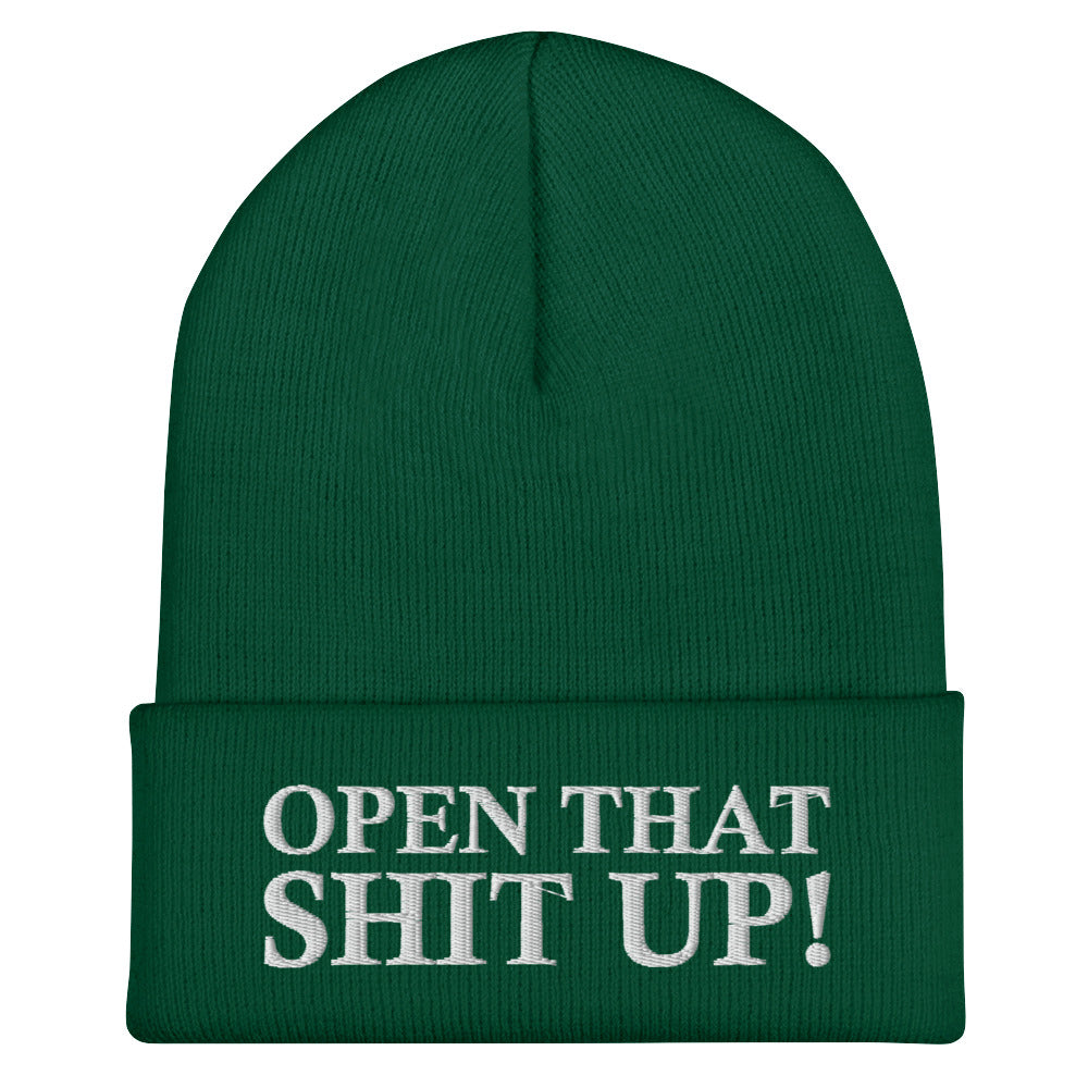 Open that shit up ! - Bonnet à Revers