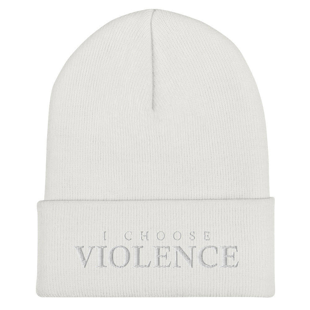 Je choisis la violence - Bonnet à Revers