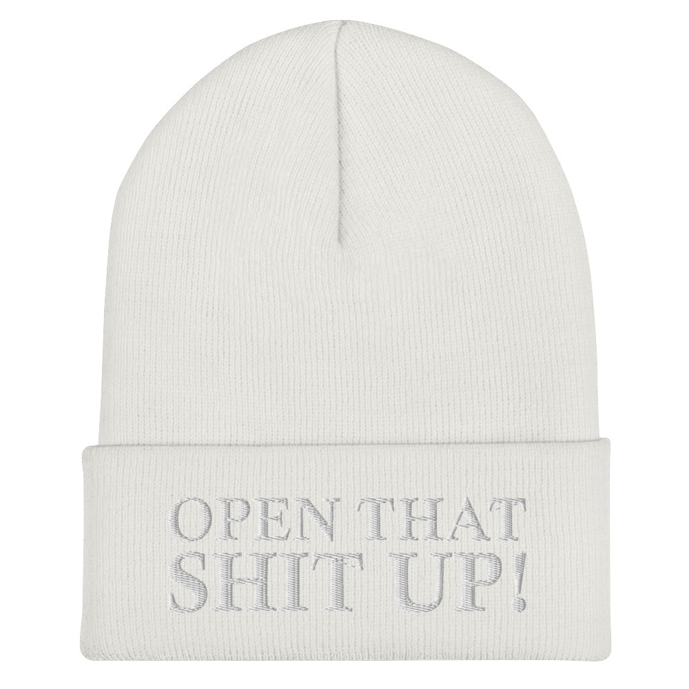 Open that shit up ! - Bonnet à Revers