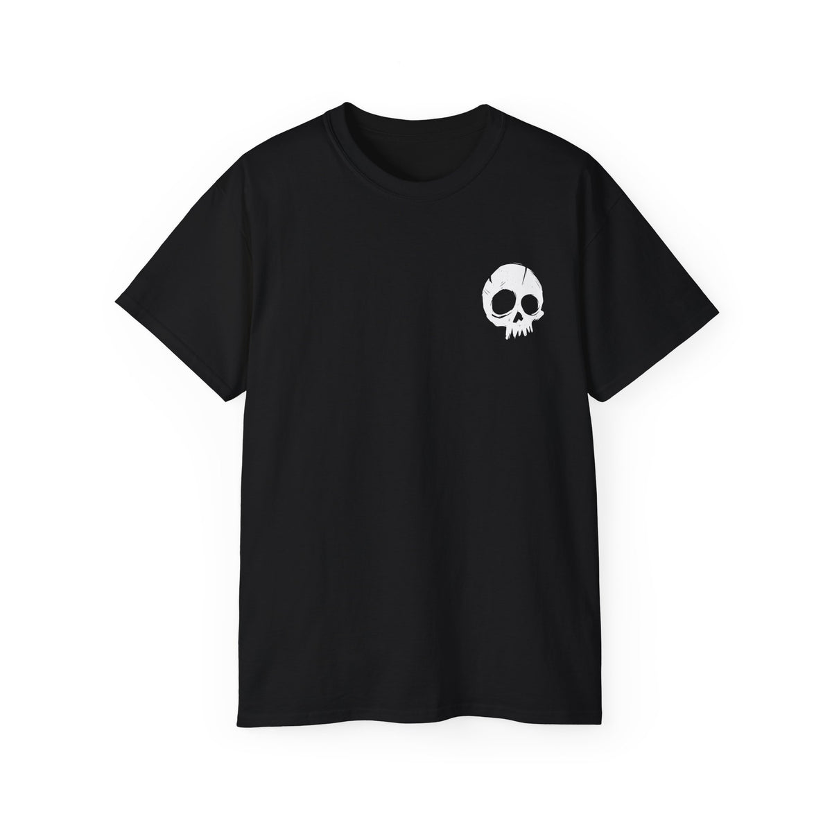 Raw Ink Skull - T-shirt unisexe