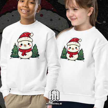 Dessine moi un bonhomme de neige - Pull de Noël enfants et adolescents