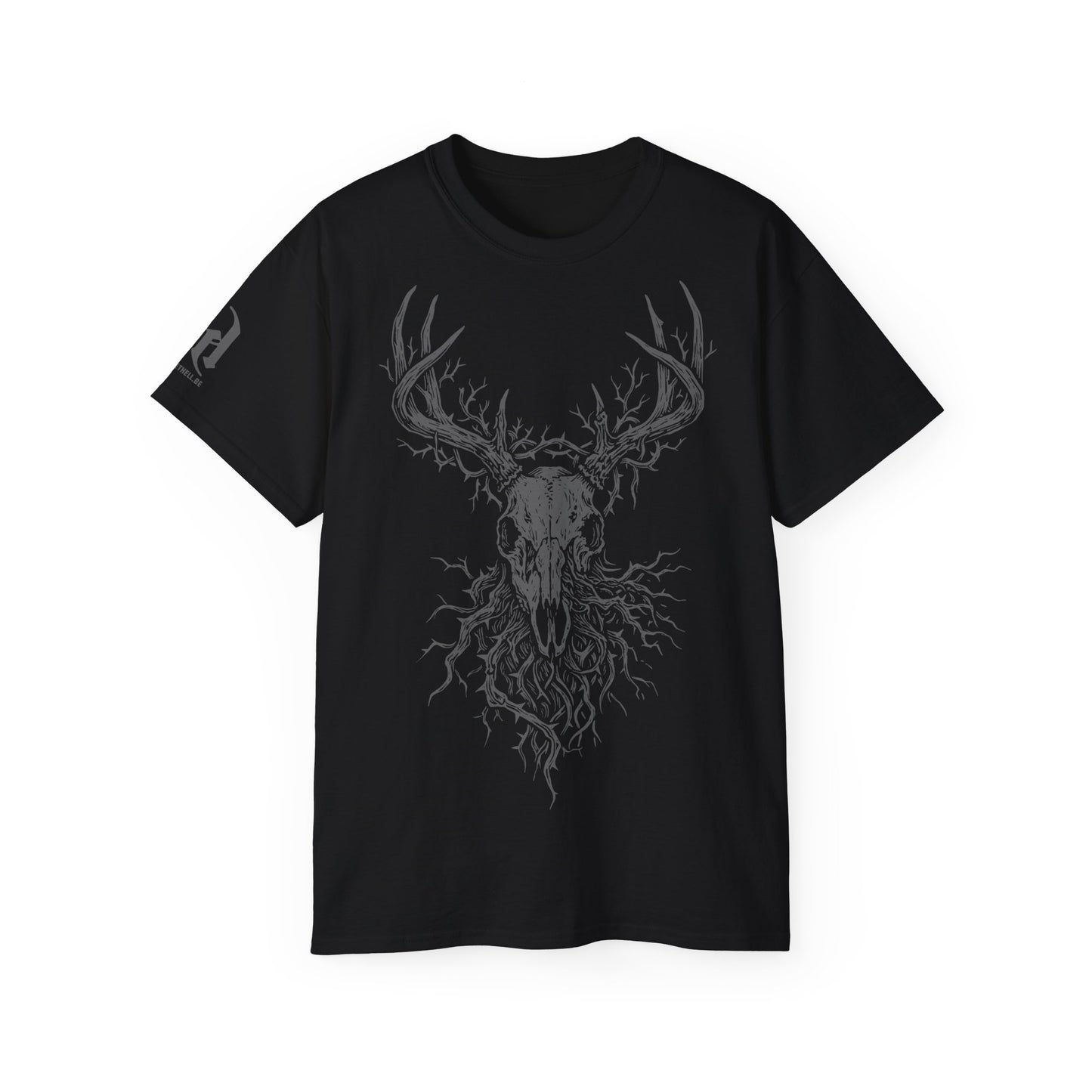 Crâne de Cerf Pagan et Ronces - T-shirt unisexe