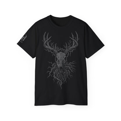 Crâne de Cerf Pagan et Ronces - T-shirt unisexe