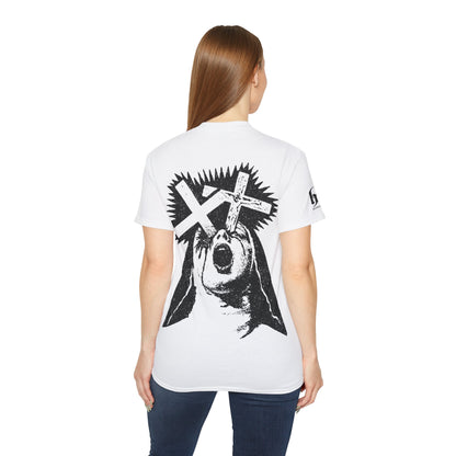 Screaming Nun Graphisme Horror Underground - T-shirt unisexe