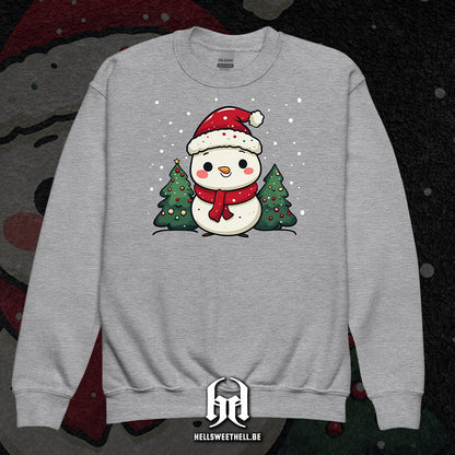 Dessine moi un bonhomme de neige - Pull de Noël enfants et adolescents