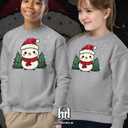 Dessine moi un bonhomme de neige - Pull de Noël enfants et adolescents