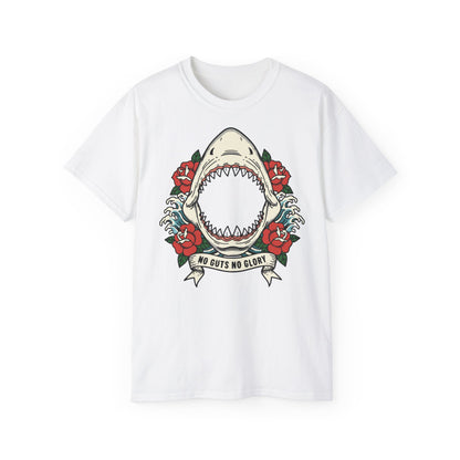 No Guts No Glory Old School Shark Jaw - Unisex T-shirt