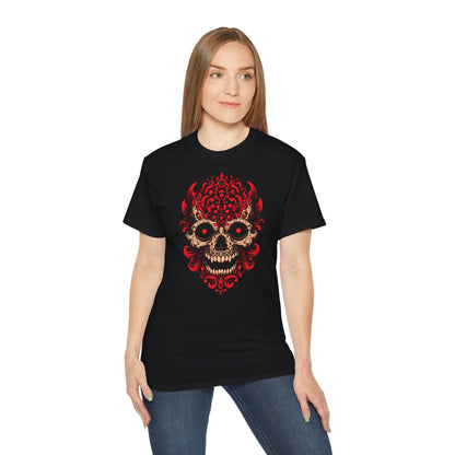 Crâne Ornemental Neo-Trad - T-shirt unisexe