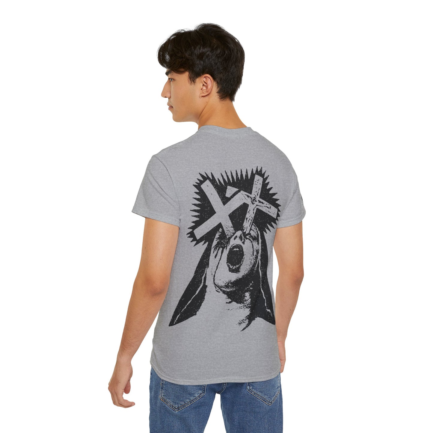 Screaming Nun Graphisme Horror Underground - T-shirt unisexe