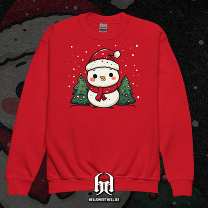 Dessine moi un bonhomme de neige - Pull de Noël enfants et adolescents
