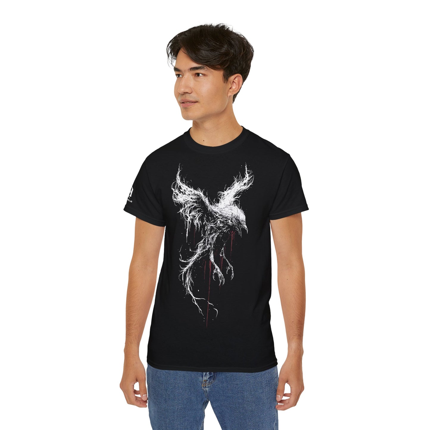 Corbeau Spectral Dark Artwork - T-shirt unisexe