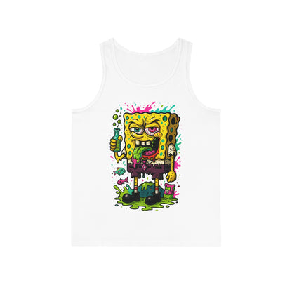 Madness of the Deep - De gestreepte spons - Unisex tanktop