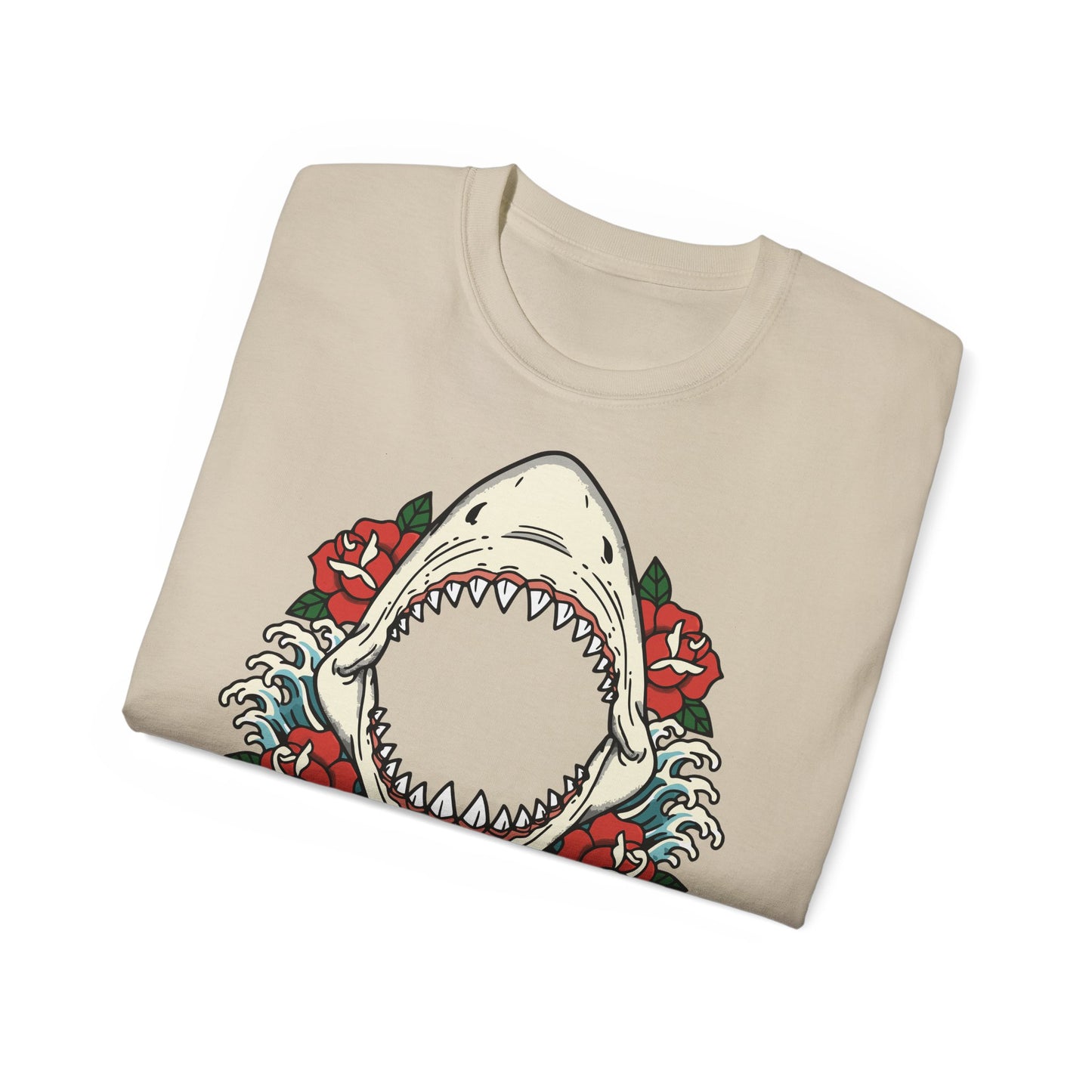 No Guts No Glory Old School Shark Jaw - Unisex T-shirt