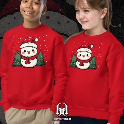Dessine moi un bonhomme de neige - Pull de Noël enfants et adolescents