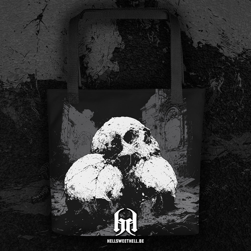 Empilement de Crânes Macabre Gothic Art - Sac fourre-tout Tote bag