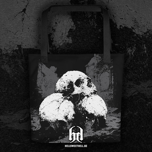 Empilement de Crânes Macabre Gothic Art - Sac fourre-tout Tote bag