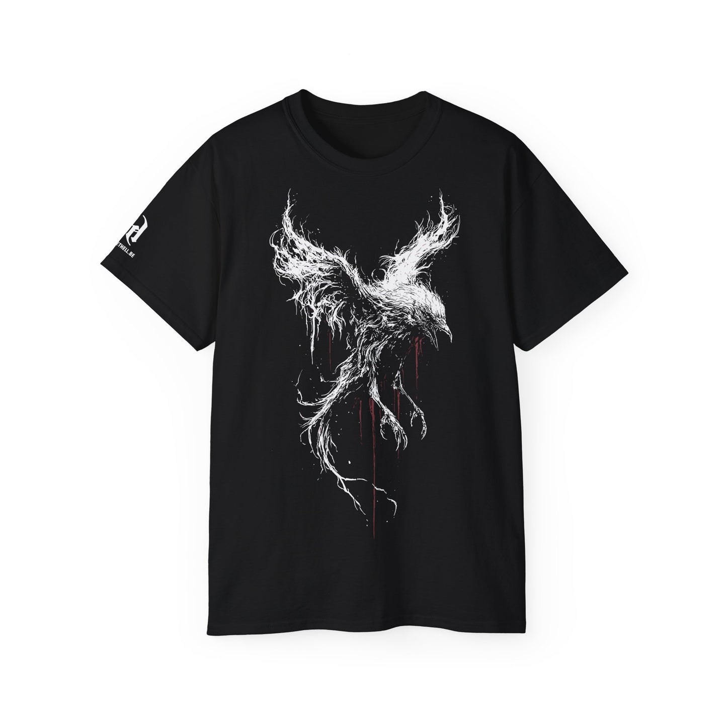 Corbeau Spectral Dark Artwork - T-shirt unisexe