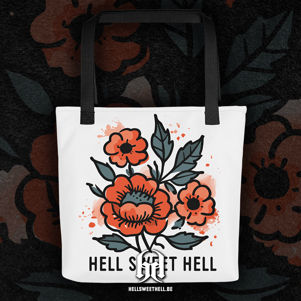 Design Floral Aquarelle : Hell Sweet Hell - Sac fourre-tout Tote bag