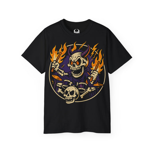 Drummer From Hell - T-shirt unisexe
